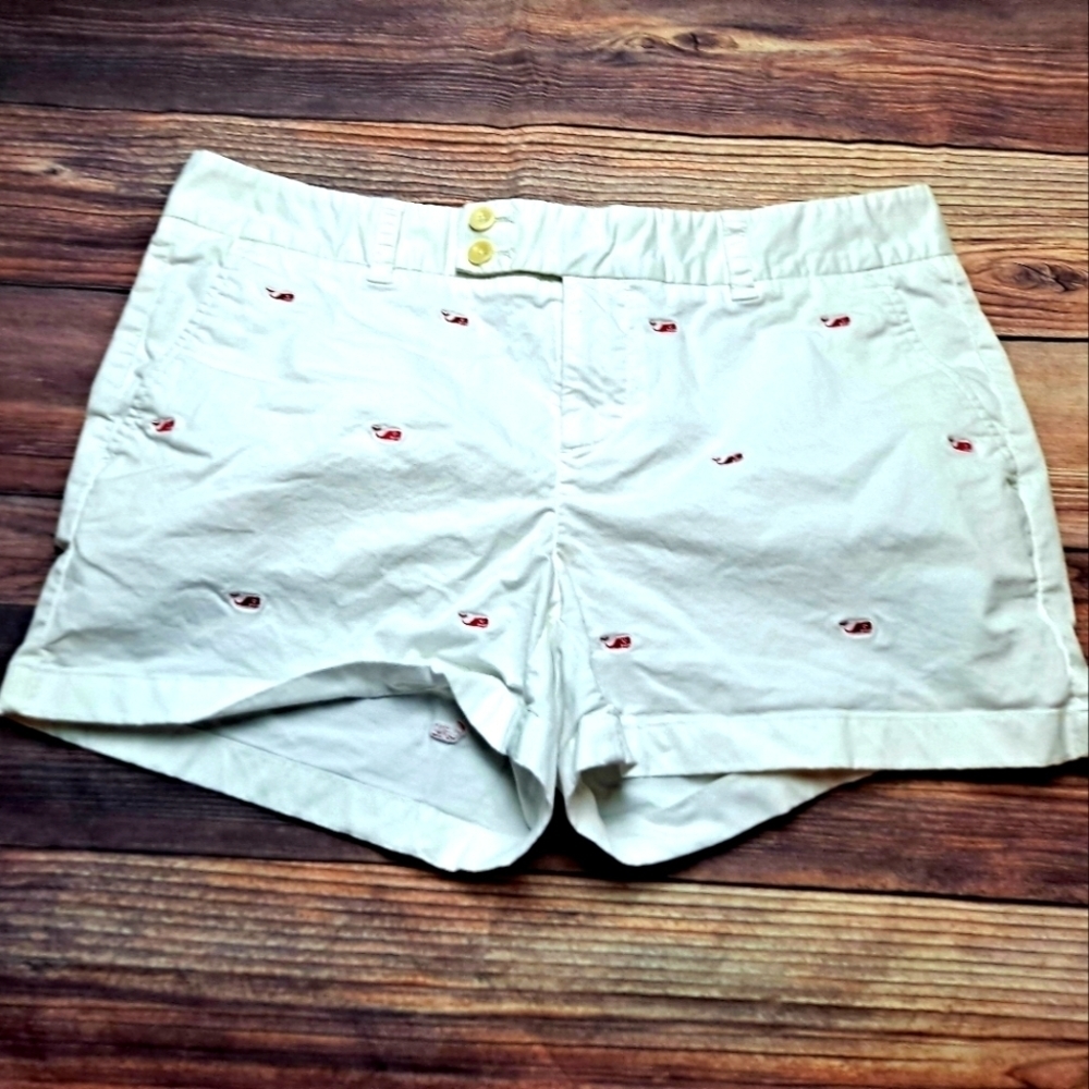 Vineyard Vines Whale Embroidered Dayboat Shorts
